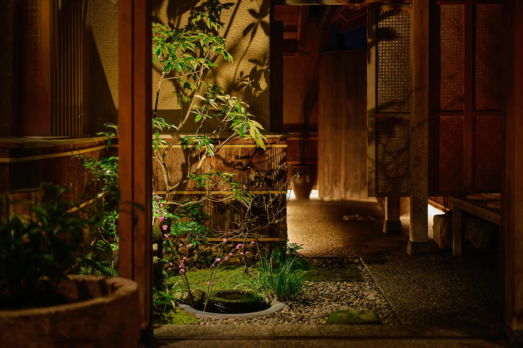 お風呂への通路